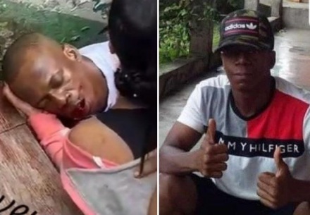 Criminal chased and killed by national police 