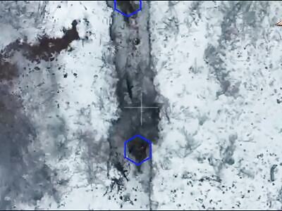 Russian drones dropping bombs