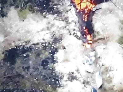 Orc trench in flames