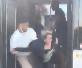 French woman attacked by migrants after racist rant 