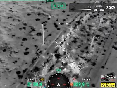 Panicked invaders surrender their position to a Ukrainian drone