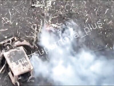 Ukranian drone shows no mercy to invader 