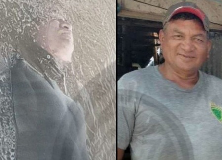 FLOATING body was found with a BULLET HOLE in THE FOREHEAD