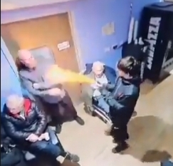 Teen Lights Flamethrower On People Face In Hospital