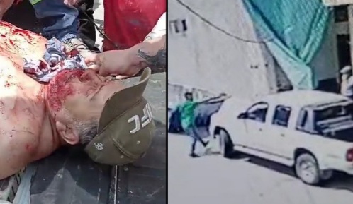 Man shoot by sicario in front of his house 