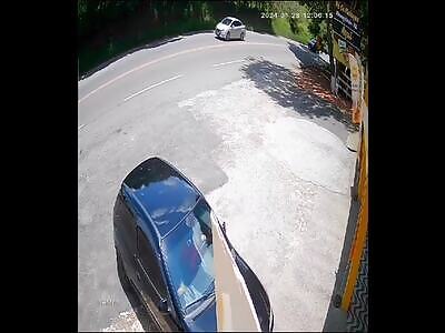 young man dies after colliding at high speed