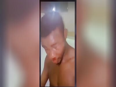 A Nigerian beaten by cartels for stealing their drugs