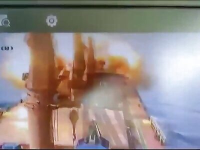 Tanker hit by missle off of Yemen