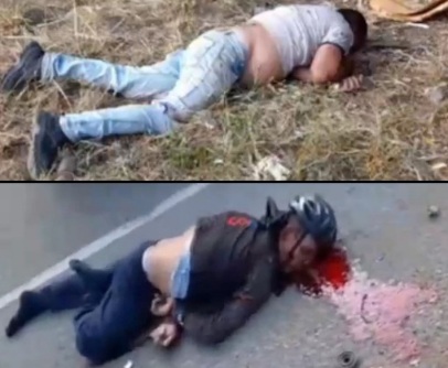 Two Cyclist crashed dead 