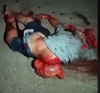 the man turned into a pizza on the obscure road