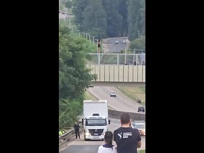 beautiful Brazilian woman falls to her death