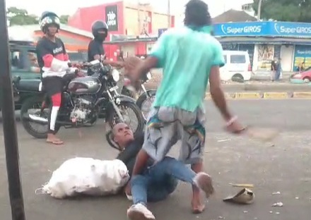 Colombian man showing love to his girlfriend 