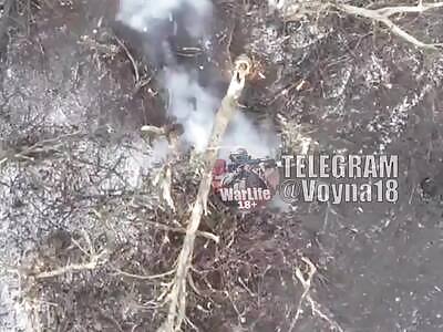 Wounded orc killed himself with a grenade