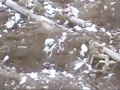 Wounded Russian Shoots Himself 