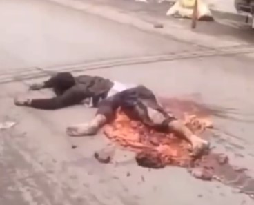 the accident victim turned into a pizza