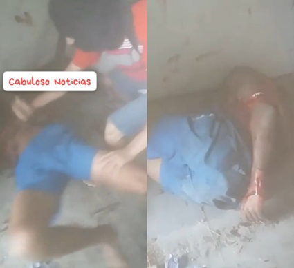  Rival Gang Hack Man Up with Machete 