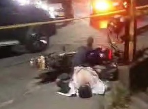 Motorcyclist crashed dead 