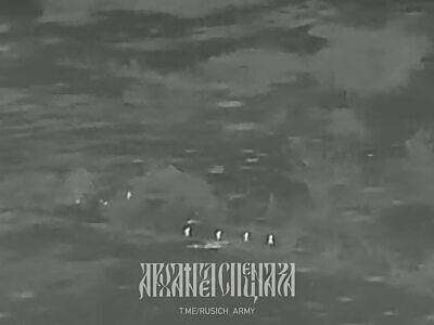 Russian artillery smokes ukrop squad 