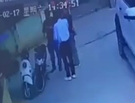 Couple get shoot in front of their house 