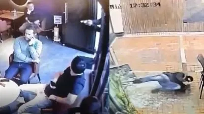 Video 2[ACTION AND AFTERMATH]RETIRED POLICE OFFICER KILLED TWO ARMED THIEVES