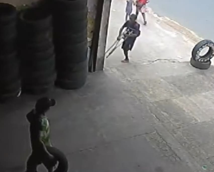 Showdown Between Disabled Man & Tire Shop Owner