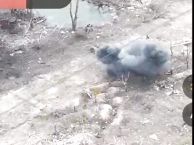 Accurate FPV hit on Russians