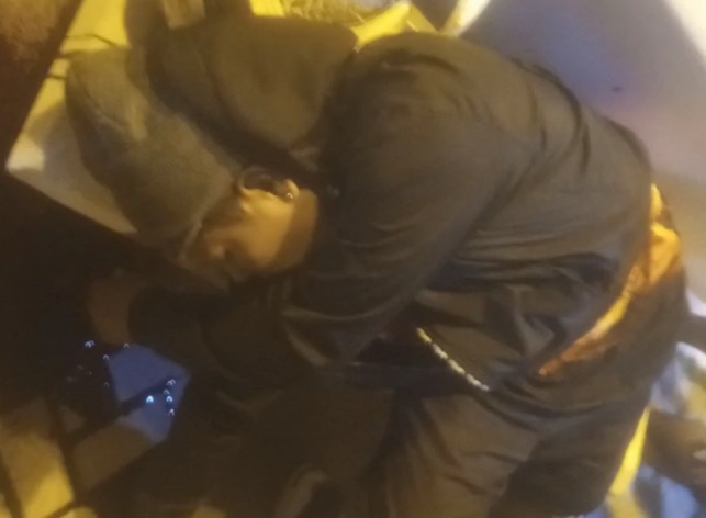 Young man enjoying his time on the beach border executed by sicario 