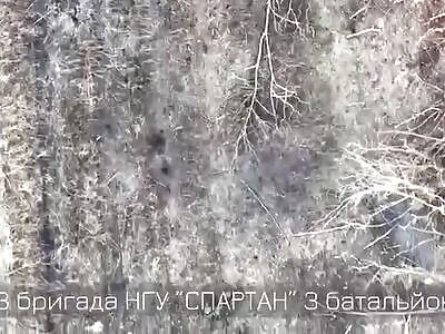 Drones dropping some grenades on the invaders