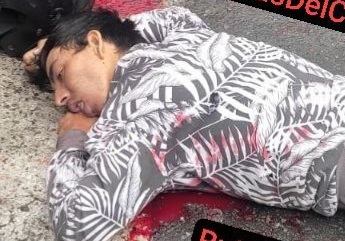 Delivery man on his motorcycle executed by sicario 