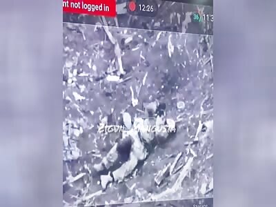 Russian asks for help, drone helps