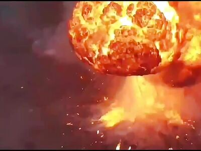 RUSSIAN BMP DESTROYED BY DRONE IN BIG EXPLOSION 