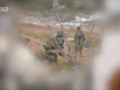 Invader troop gets snipped.