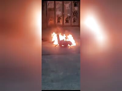 Drug Dealers Burn Man