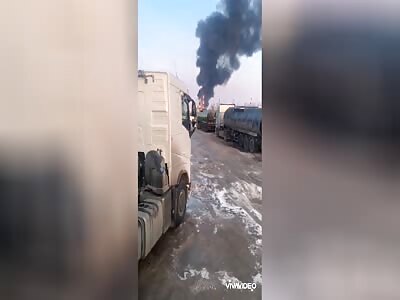 RUSSIAN OIL REFINERY HIT BY DRONE 