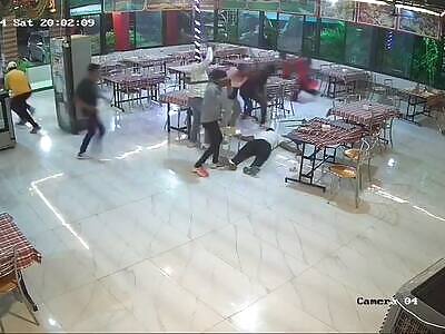 Man is murdered inside a restaurant in India