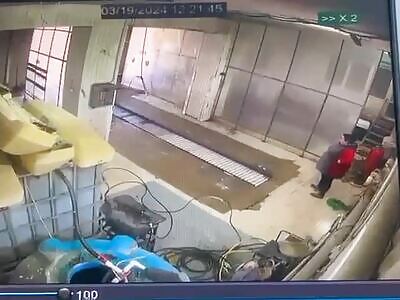 Legs Destroyed by Tractor 