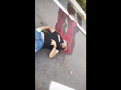 man had his brain blown out with gunshots