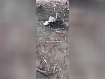 RU POV: soldier shows many dead comrades