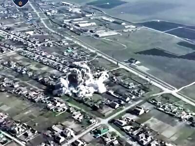 Strike with two JDAM|AASM air bombs on the Russian command post