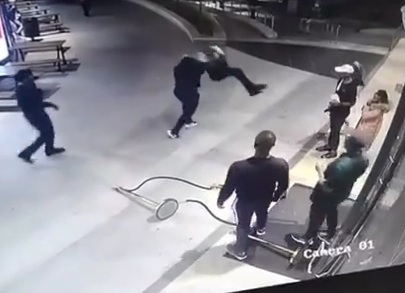 Bouncer Beats Loud Mouth Drunk