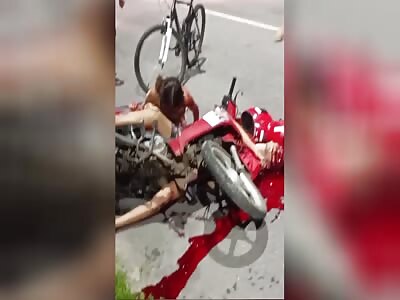 Couple suffers serious accident 