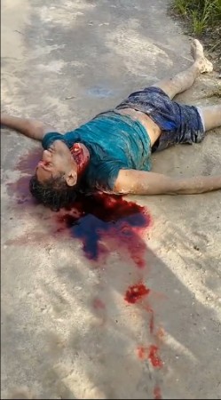 Despite The Resistance, The Man Was Killed And His Throat Was Cut