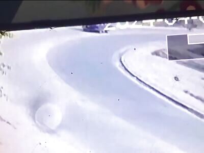  Teen biker dies after losing control and sliding into a truck. 