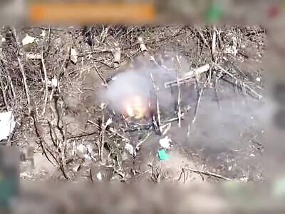 Two Russians are burning alive