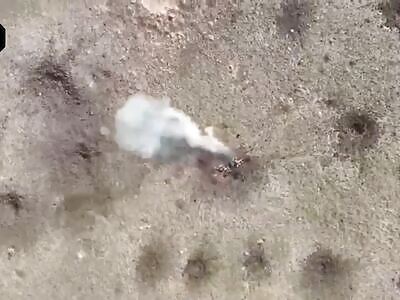 Ivan Starts Twitching After Drone Turns Leg into Slush