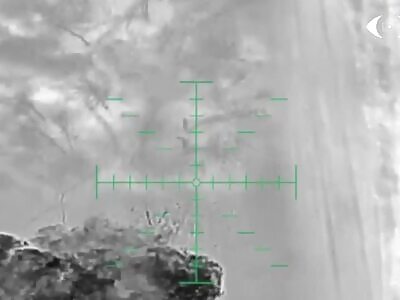 Dropping anti-tank mines on the Russians