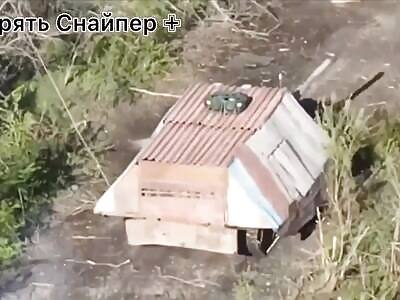 Russia Is Using A Shed-Like Tank In War