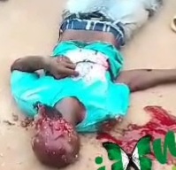 [SMASHED FACE]executed by the BLACK AXE GANG 