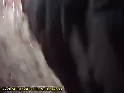 Bodycam: Ukrainian police officer attacked and shot by passenger 