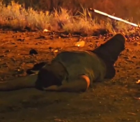 Driver managed to escape from burned car, two passenger burned alive 